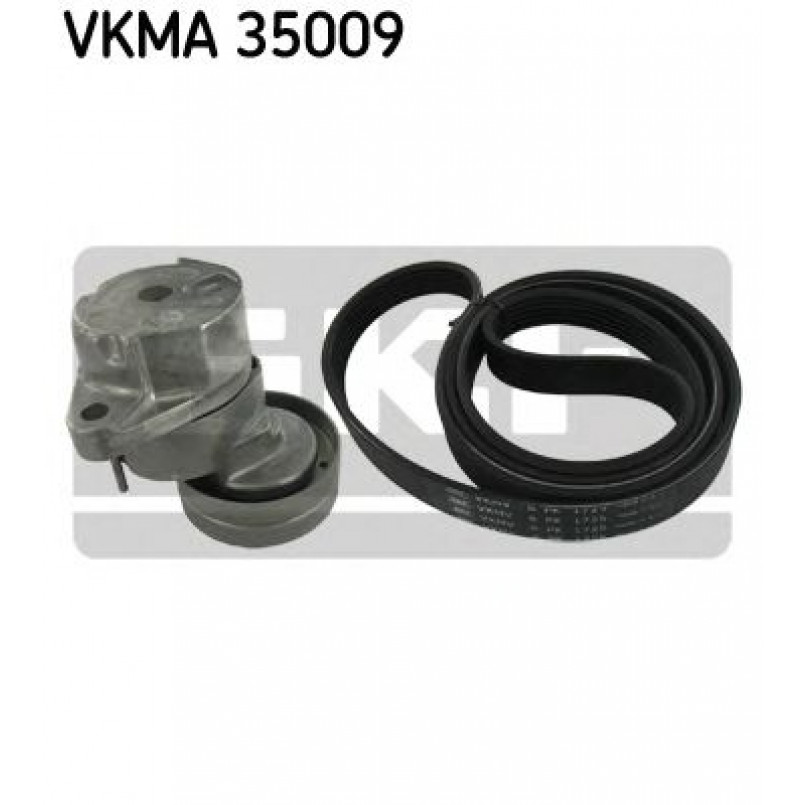 VKMA 35009 SKF Комплект доріжкового ремня (ролик, ремінь)